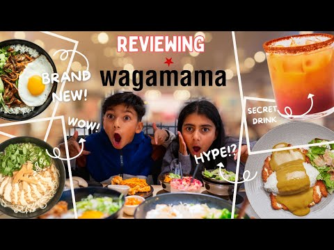 Reviewing the most POPULAR WAGAMAMAS MENU ITEMS - Crazy Result!