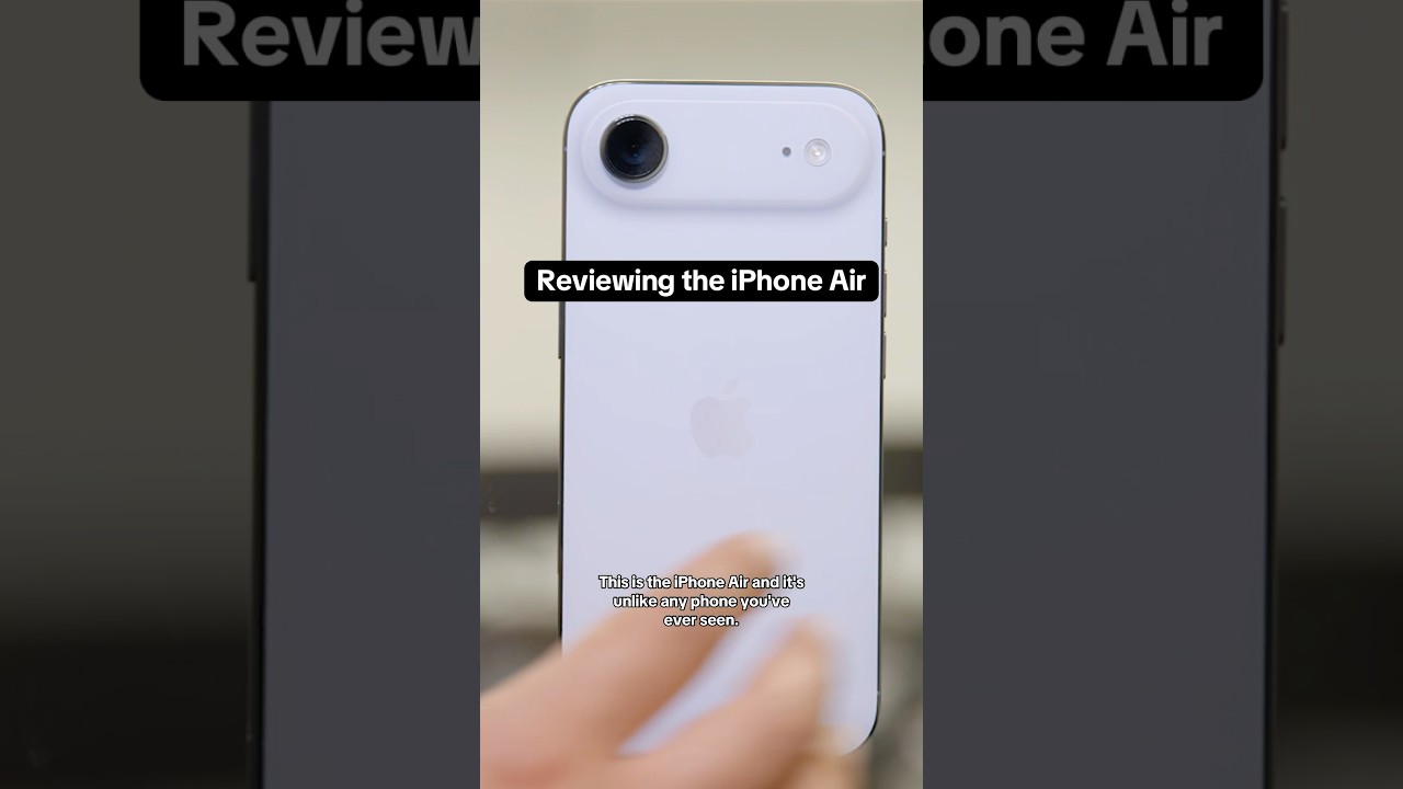 A Few Days with the Apple iPhone Air