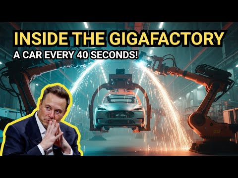 Inside the Tesla Gigafactory – How Robots Build a Model Y Every 40 Seconds