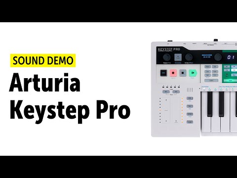Arturia Keystep Pro Sound Demo (no talking)