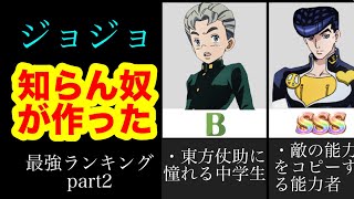 「ジョジョ」を見たことがない奴が作る最強ランキング