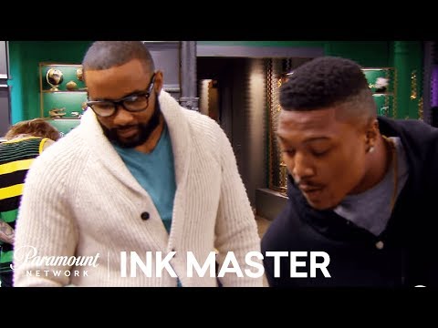 'NFL Superfans' Flash Challenge Tattoo Part III | Master vs. Apprentice (Season 6)