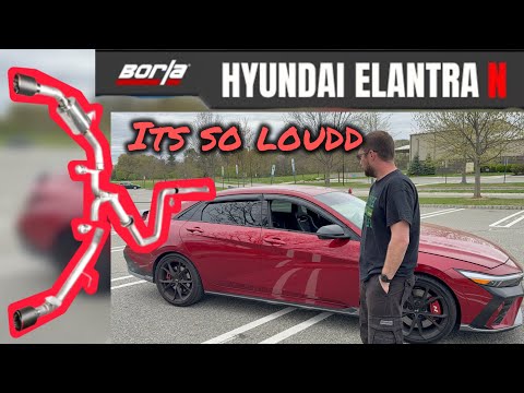 24 Hyundai Elantra N gets a borla atak