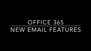 Email - OWA New Features