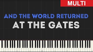 At the Gates - And the World Returned (Instrumental Tutorial) [Synthesia]