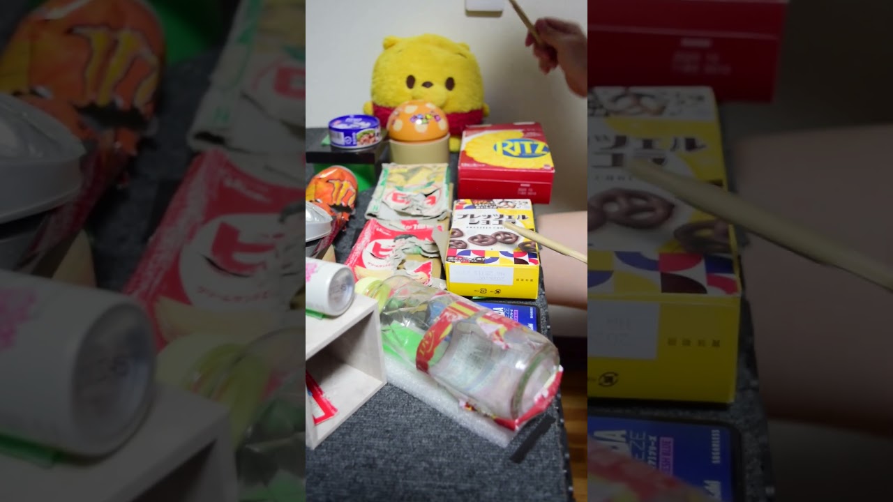 「トンツカタンタン」を家にあったゴミで叩いてみた #クレイジーウォウウォ #ドラム