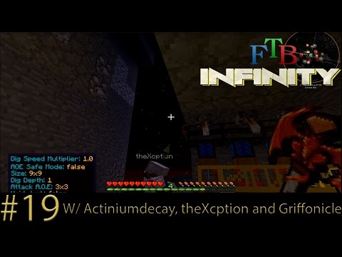 Let's Play Feed The Beast Infinity Multiplayer Part 19 - Draconic Staff of Power Accident