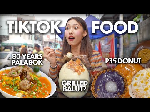 Korean’s Tiktok Viral Filipino Food Trip! | Manila Food Crawl 😋