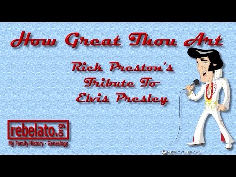 Rick Preston - Sings Elvis Presley's - How Great Thou Art