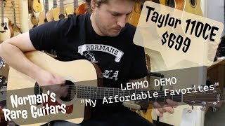 Video thumbnail for LEMMO DEMO: Taylor 110CE for $699 | Norman's Rare Guitars by Normans Rare Guitars