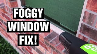 Foggy Double Pane Window Fix!