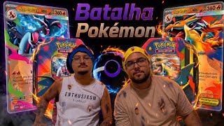 REVIRAVOLTA! Batalha Mega Charizard X vs Y (Lata Carta Pokémon)
