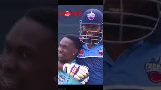 Karen Pollard vs Dwayne bravo cricket fight