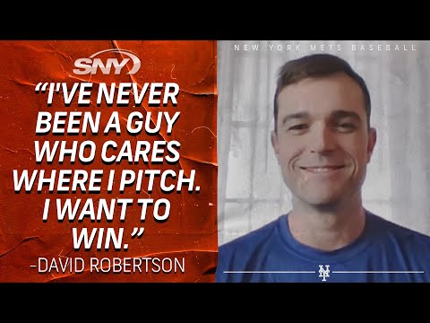 David Robertson excited to join the Mets, team up with Edwin Diaz | Mets News Conference | SNY