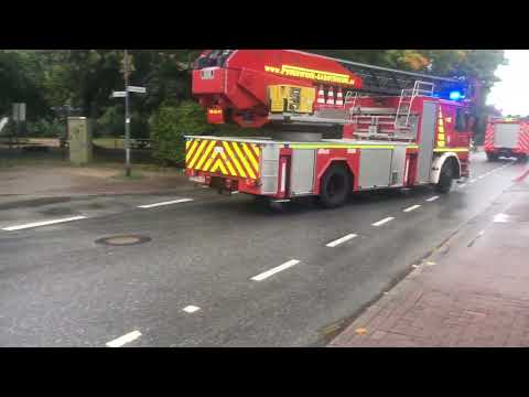 LF8/6 DLK23/12 FF Bargteheide Auf Einsatzfahrt Zur ausgelösten BMA