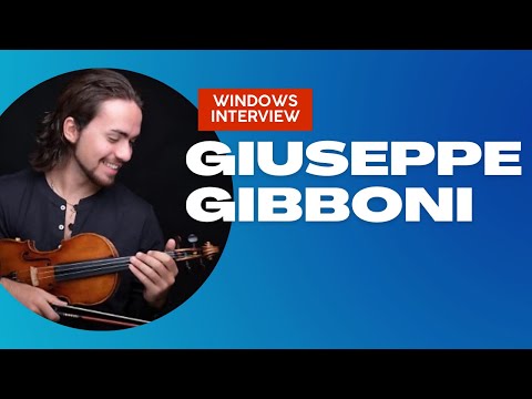 Windows Interview - Giuseppe Gibboni  Vincitore Premio Paganini 2021