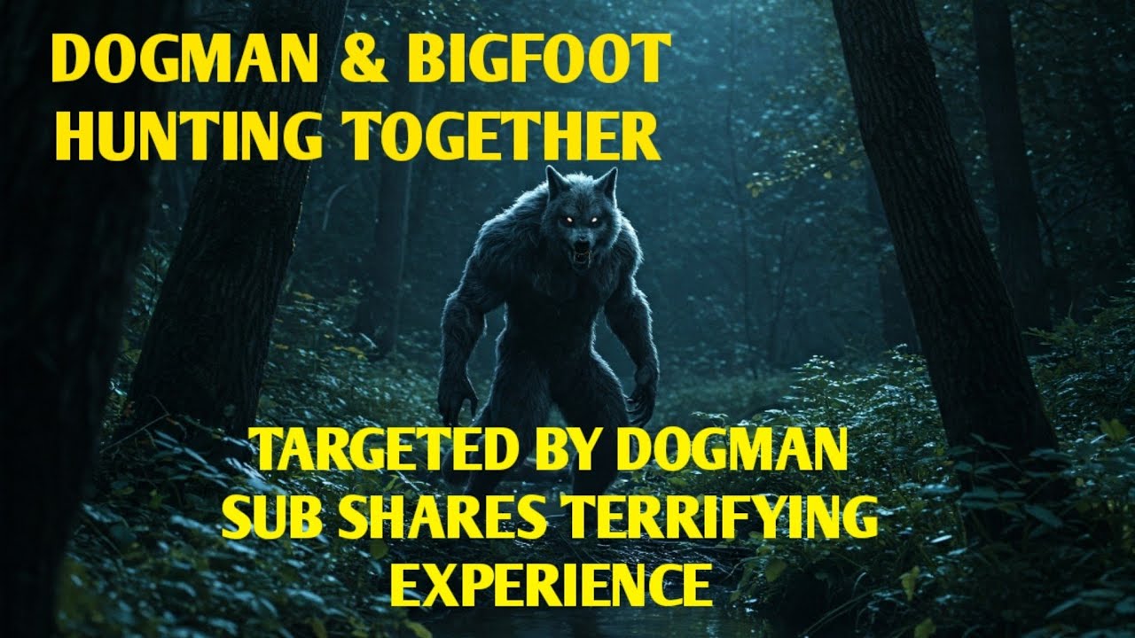 DOGMAN & BIGFOOT HUNTING TOGETHER & TARGETED BY DOGMAN SUB SHARED TERRIFYING EXPERIENCE