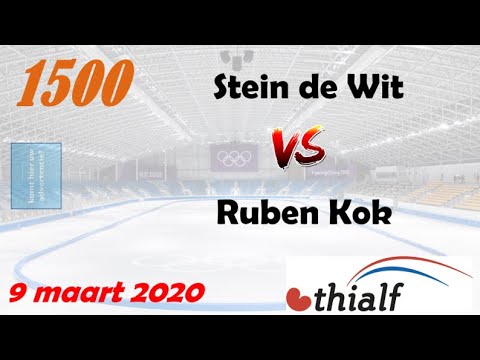 Stein de Wit vs Ruben Kok 1500 Thialf 20200309