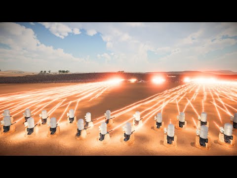 100X CIWS PHALANX vs 1,000,000 SPARTAN WARRIORS !! | UEBS 2