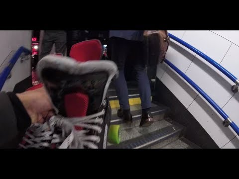 RACE THE TUBE - LONDON SKATING POV