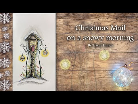 Christmas Mail on a Snowy Morning by Tracey Dutton ❄️
