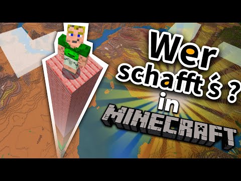 EPIC Minecraft Challenge! Who will reach the HIGHEST?
