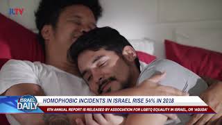 Homophobic incidents in Israel rise 54% in 2018