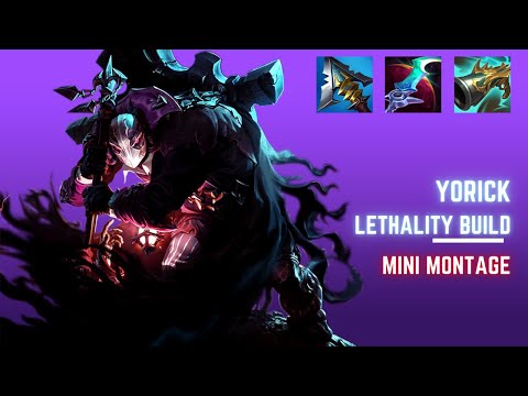 Yorick Top lethality build + First strike keystone (Mini Montage) Vs Garen