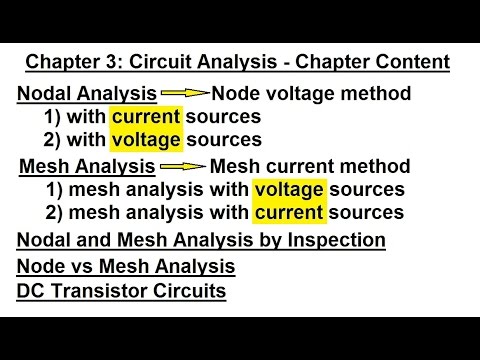 Electrical Engineering Circuit Analysis – Nodal, Mesh, and Transistor Circuits