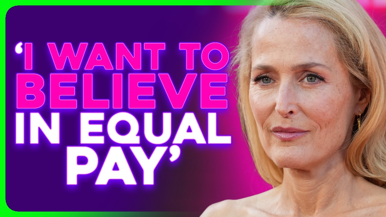 Gillian Anderson CALLS OUT Hollywood For UNDER PAYING WOMEN