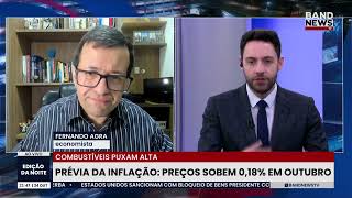 IBGE: Inflation preview rises 0.18% in October | BandNews TV