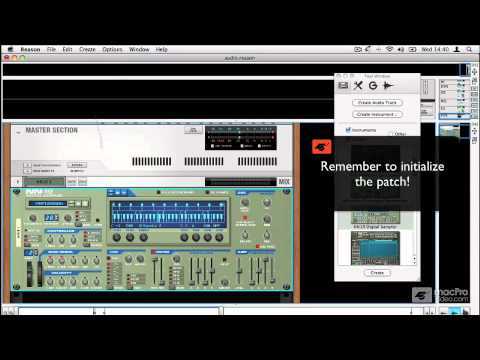 Reason 6 105: Working With Audio - 13 Sampling Audio Into Devices