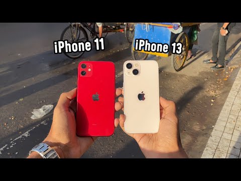 iPhone 11 Vs iPhone 13 - Design And Camera Comparison | Shorts Tech 5G