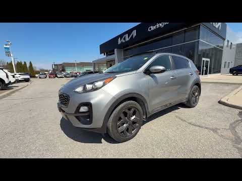 2021 Kia Sportage in Gray for sale at Clarington Kia in Bowmanville, ON