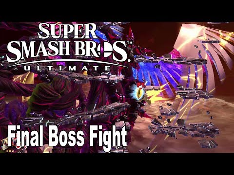 Super Smash Bros. Ultimate - Final Boss Battle and True Ending [HD 1080P]