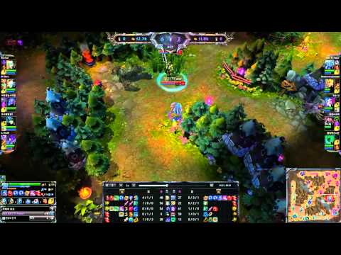 SKT T1 Faker playing Fizz mid vs Orianna patch 4 15