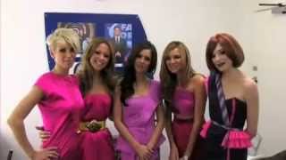 Girls Aloud (Sarah Harding) wishing you a Merry Christmas