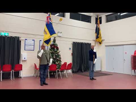 Hertfordshire County RBL Standard Bearer Training