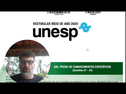 Correção e comentários - A Geografia na 2ª Fase da UNESP 2024/2 vestibular do meio do ano.