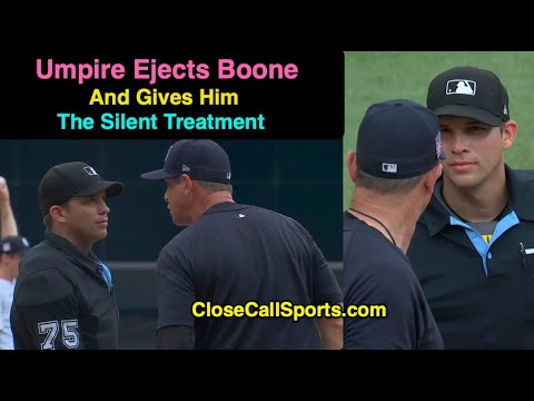 E121 - Umpire Stonewalls Aaron Boone with Silent Treatment After Edwin Jimenez Strike Call @ Verdugo