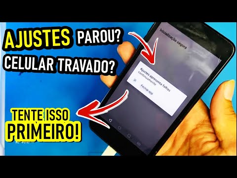 Ajustes apresenta falhas continuamente (LG k9, K8, K22, K40, K51, K41s, K62, K60, K21, LG Volvet)