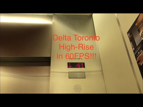 ThyssenKrupp High-Rise Elevators at the Delta Toronto Hotel (60FPS Retake)