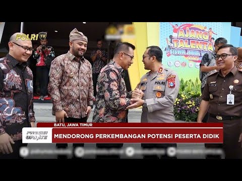 PRESISI UPDATE: KAPOLRES BATU HADIRI PEMBUKAAN AJANG TALENTA SISWA JAWA TIMUR 2025 23/04/25 (10.00)