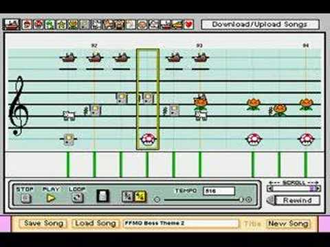 Boss Theme - Final Fantasy Mystic Quest, Mario Paint