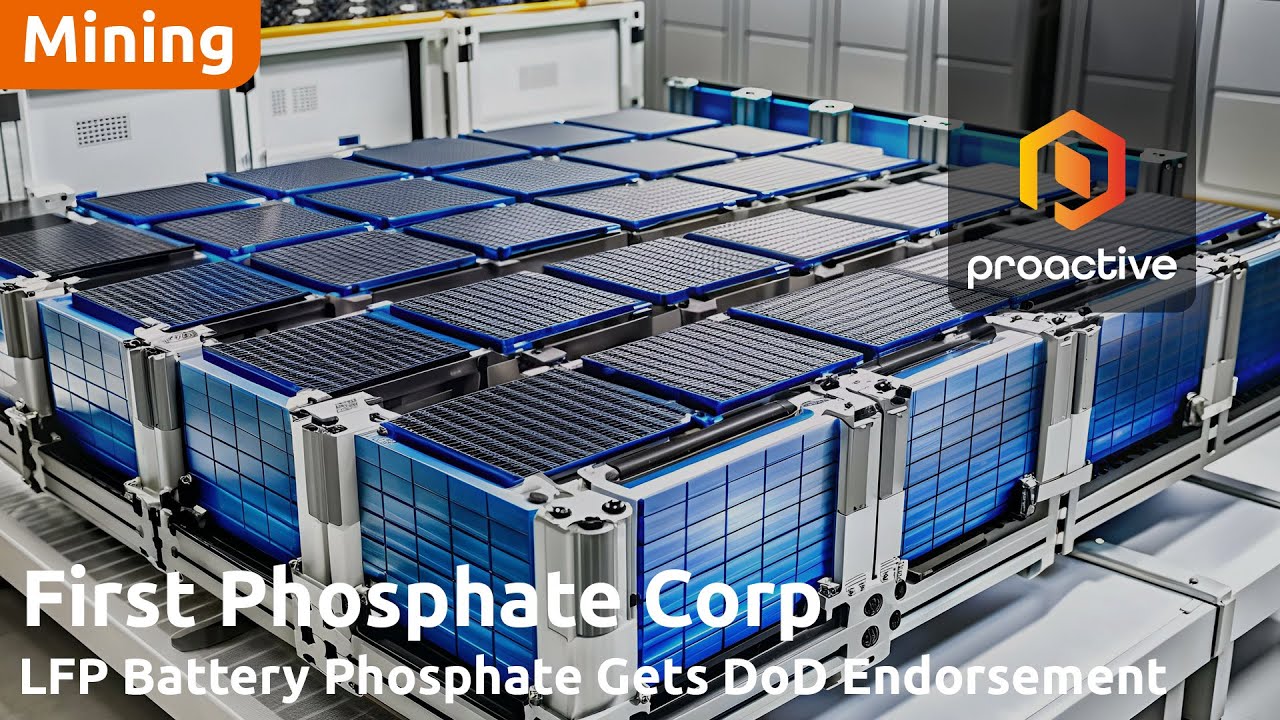 First Phosphate earns U.S. DoD eligibility rating for North American LFP cathode material proposal