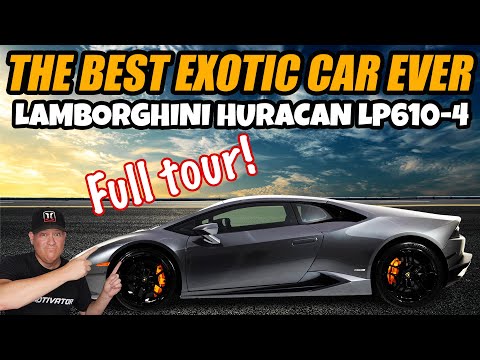 THE BEST EXOTIC CAR EVER MADE LAMBORGHINI HURACAN LP 610-4 FULL TOUR