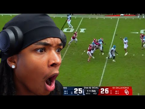 OMG CRAZY GAME!!! #8 Ole Miss vs #13 Oklahoma | Week 9 | 2025 College Football Highlights | REACTION