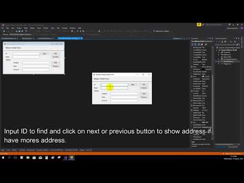 Master Detail Form, Coding Style With .Net Programming