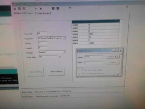 Modbus stepper velocity mode