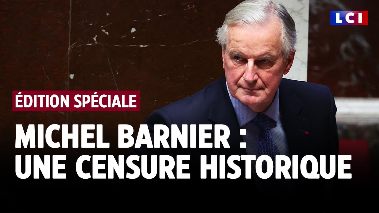 Censure du gouvernement Barnier, l’heure de vérité : suivez notre édition spéciale sur LCI